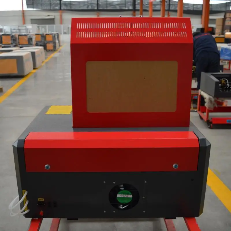 50W Co2 лазерный гравировальный станок для резки фанеры древесины стекла бумаги
