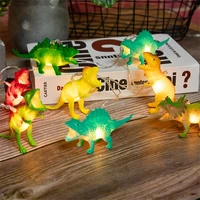 3m 20 led dinosaur christmas fairy string lights garland for party kids room decor battery powered dinosaurs children toys gift