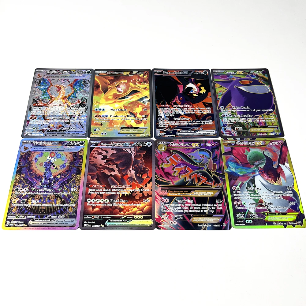 Фото Карты PKM EX Game Proxy: Голографические карты PTCG Altaria/Umbreon/Gengar/Fezandipiti/Dialga/Charizard/Celebi/Bloodmoon Ursaluna/EX №2