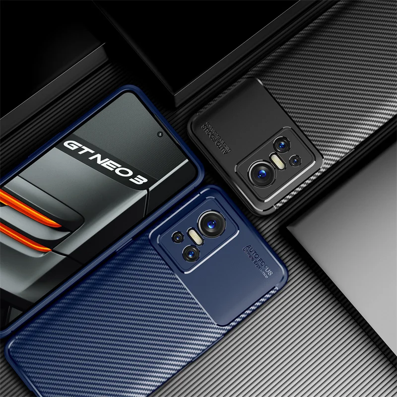 For Cover Realme GT Neo 3 Case For OPPO Realme GT Neo 3 Capas Back Shockproof Bumper TPU Cover For OPPO Realme GT Neo 3 Fundas