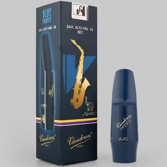 Фото Профессиональный мундштук Blue Elephant из эбонита для альт-саксофона, совместимый с Vandoren A28, A35, A45, A55, с отверстием для мундштука 5-8 мм. №3