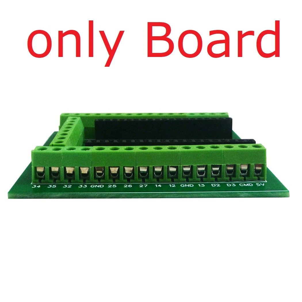 Коробка для крепления на DIN-рейку Плата расширения ESP32 Разъем 3 96 ESP32S ESP-WROOM-32 DevKitC WIFI