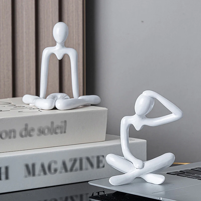 Абстрактная Пластиковая Фигурка Скульптура Тонкая Статуя Источника Ручная