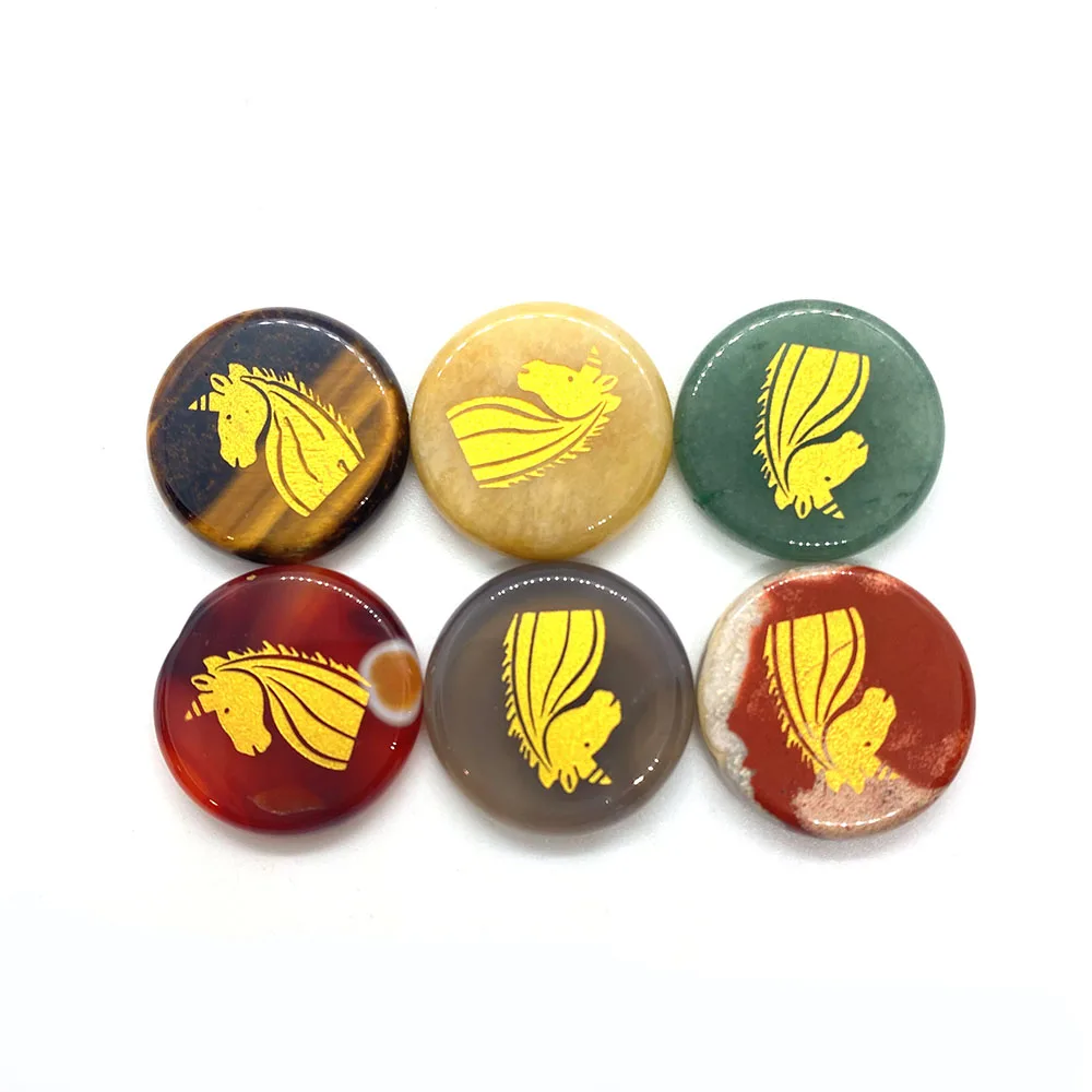 

Натуральный тигровый глаз семь чакр 25 мм Серый агат граненый круглый символ гадания терапия медитация фэн-шуй украшение