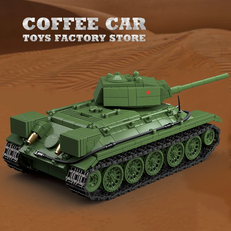 M4A3 средний танк T34/76 блоки бронеавтомобиля самоблокирующиеся кирпичи модель