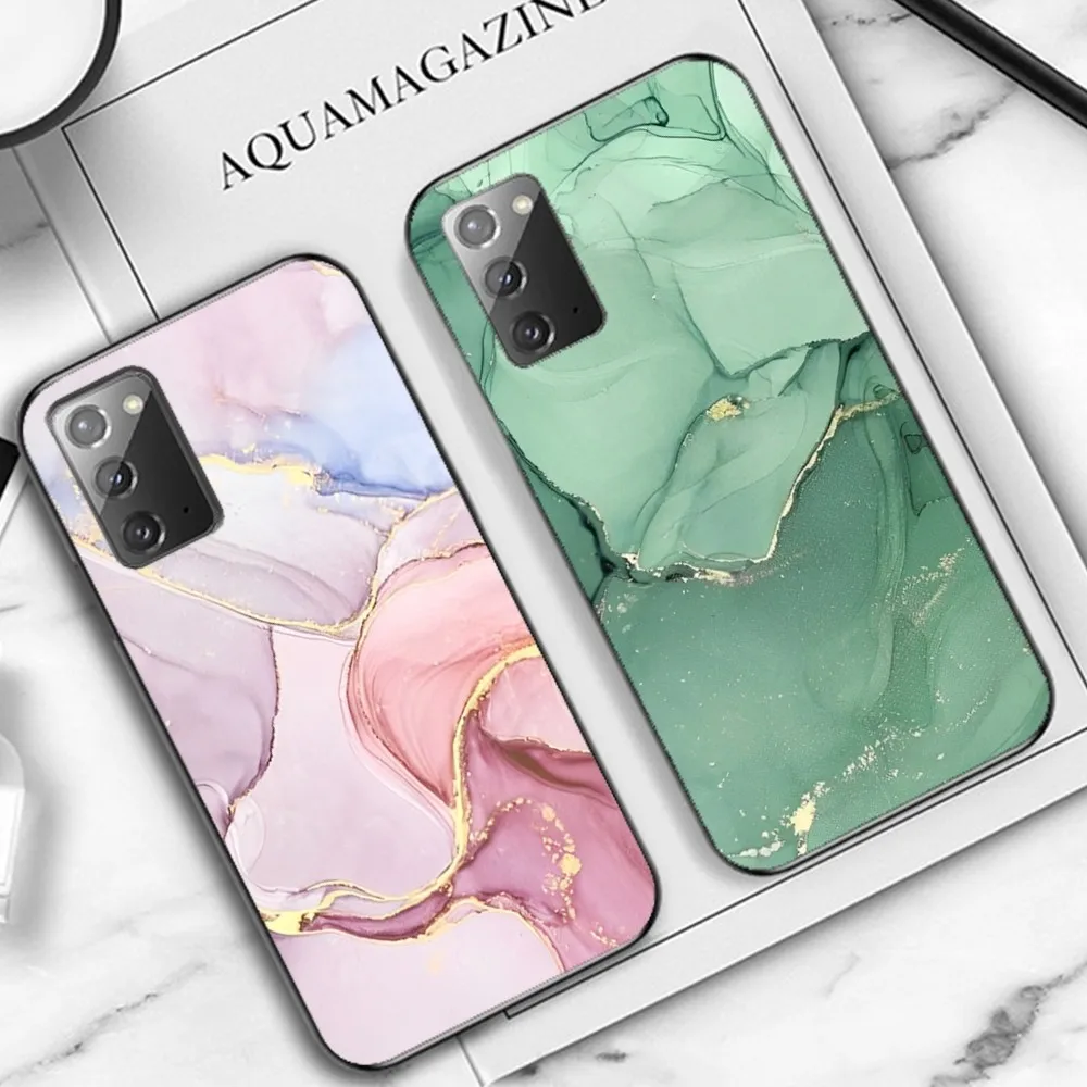 

Marble Art Fashion Phone Case For Samsung Note 8 9 10 20 pro plus lite M 10 11 20 30 21 31 51 A 21 22 42 02 03