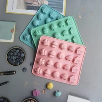 new pattern squirrel house cake tool baking silicone mold hightemperature diy chocolate cake decoration epoxy silicone mold