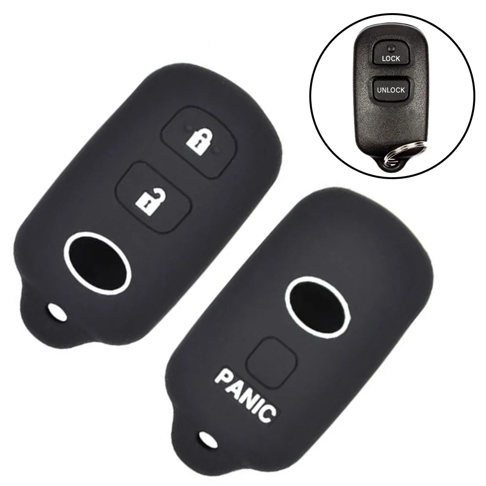 

Key Fob Shell Key Cover Case Car Accessories Holder Protector Key Case Cover Silicone 2 Button High Quality New