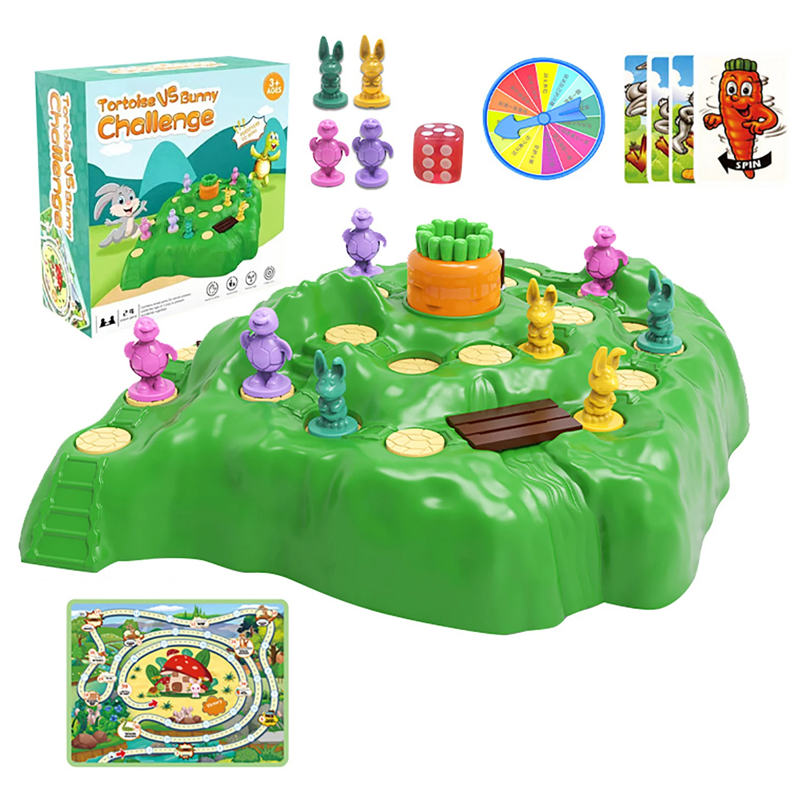 

Rabbit Competitive Trap Game Toy Interesting Tortoise And Rabbit Race Toy For Birthdays Gifts Durable & Safe Elaborately Crafted