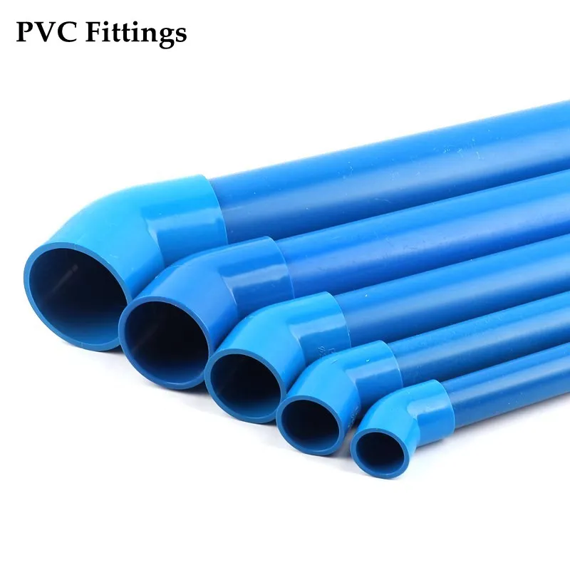 

Blue 1 Set PVC Elbow Joints 45 Degrees Garden Water Connectors Farm Irrigation System Fittings Aquarium Tank Pipe Connector