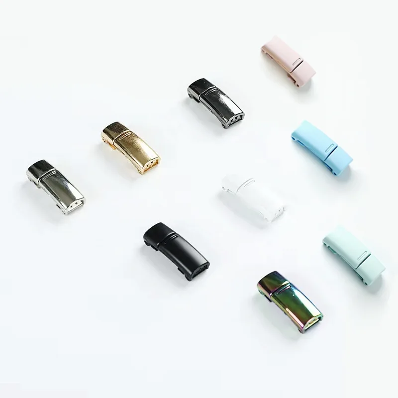 Magnetic Lazy No Tie Shoelace Buckle Metal Tie-free Shoe Buckle Shoes Accessories Sports Shoe Cordones Elasticos Zapatillas