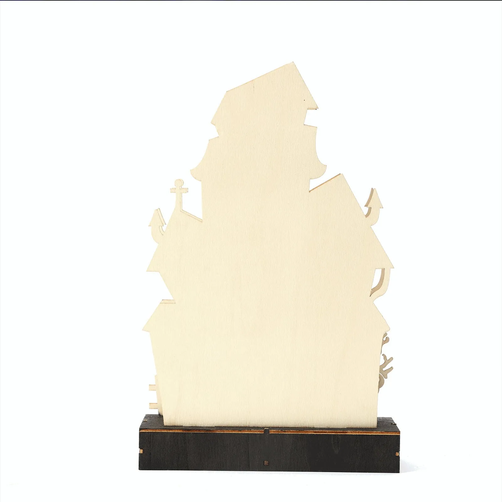 3d Деревянная Модель Дома С Привидениями Для Рукоделия Украшения На Хэллоуин