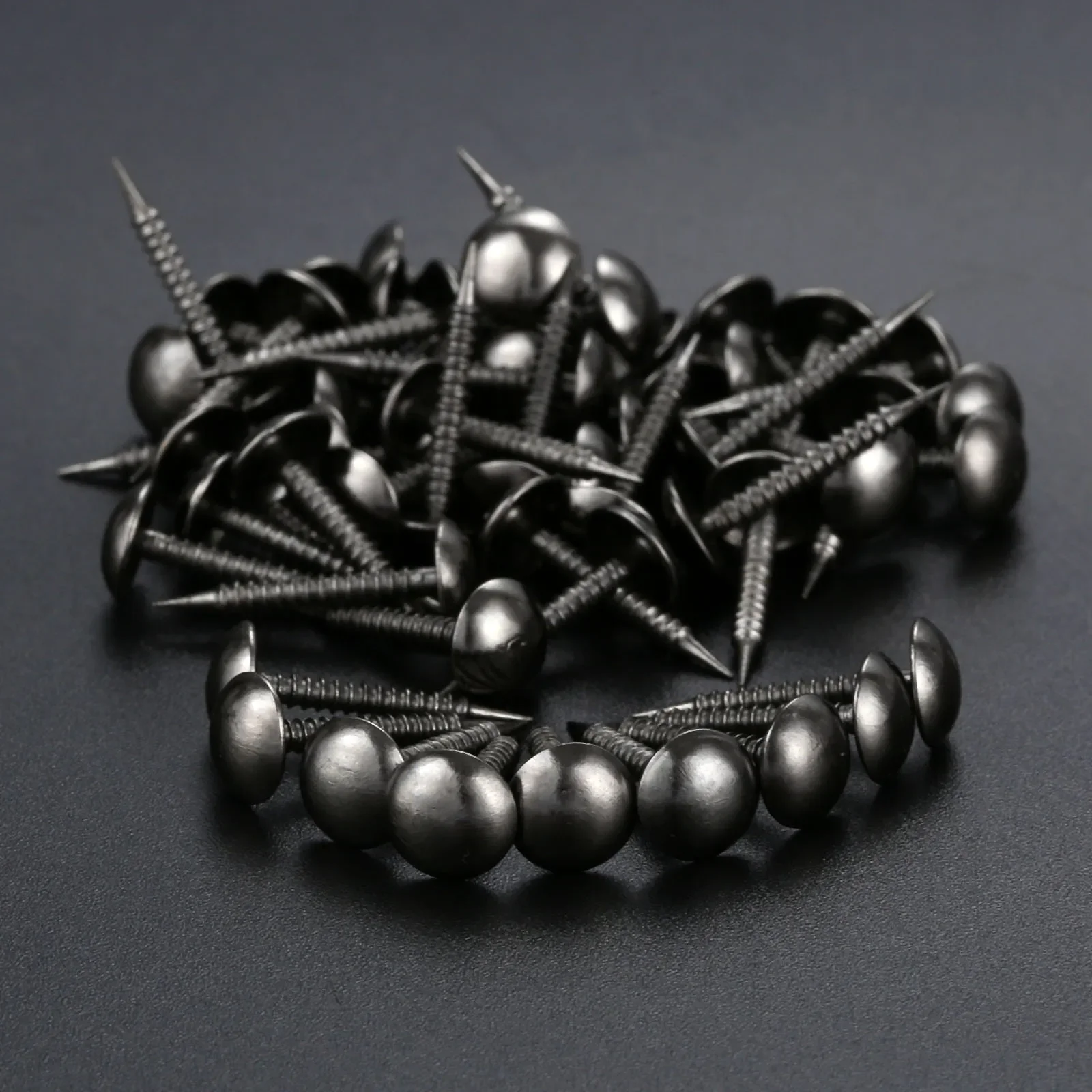 

50 шт. 8*20 мм серебристый/черный мебельные гвозди двери дивана мебельные украшения гвоздики шпильки застежки для дверного гвоздя