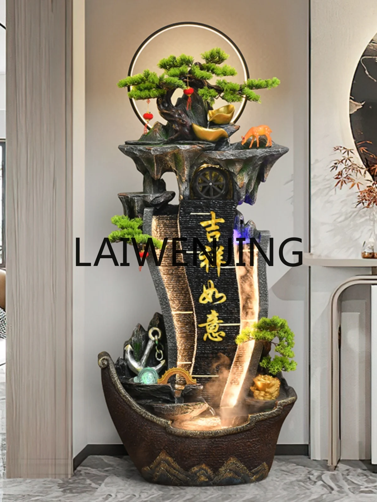 Фото RWJ искусственный увлажнитель воздуха для горных и фонтанов Fengshui, подарочное украшение №3