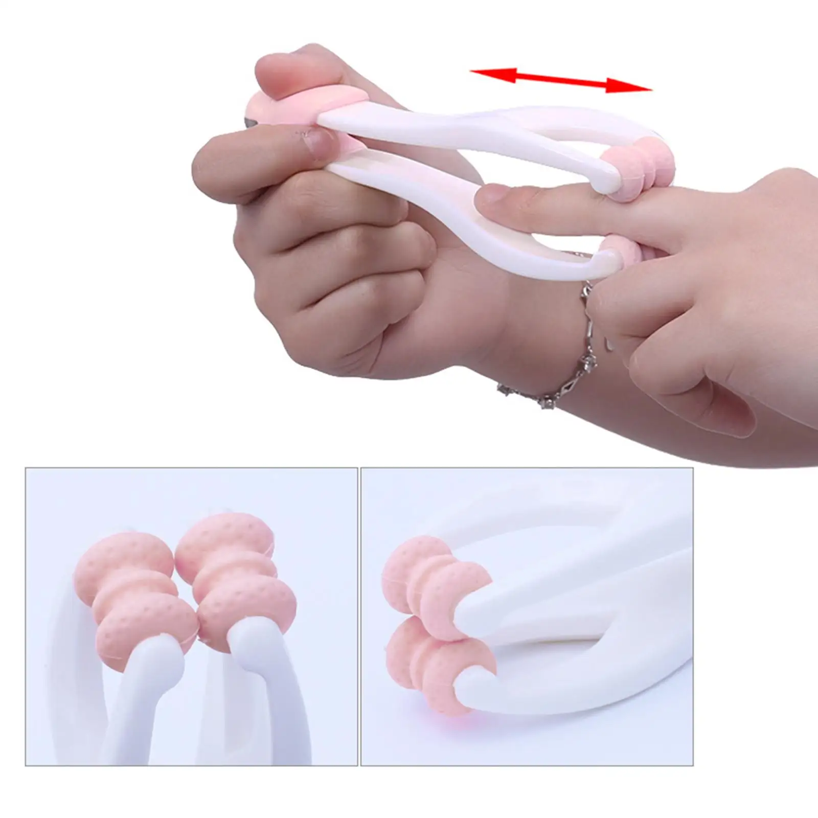 

Handheld Finger Roller Massager Dual Sided Hand Joint Roller for Arthritis Stiffness Finger Training Keyboard Users Men Women
