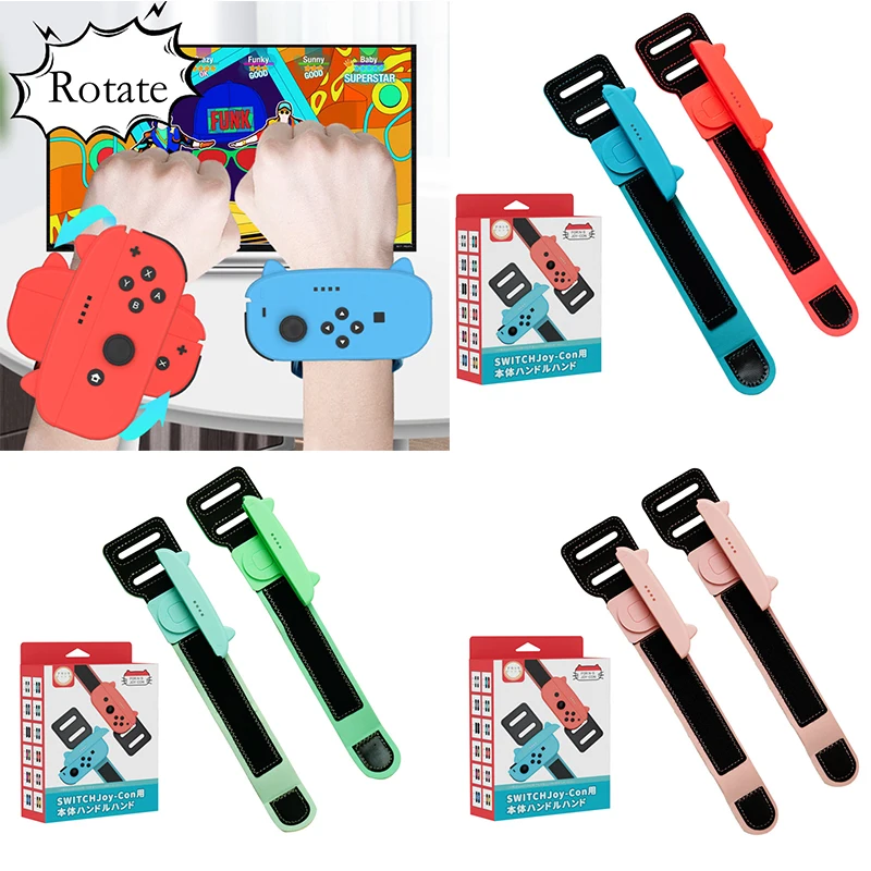 For Nintendo Switch OLED Just Dance accessories for Joy-Con Controller Armband Adjustable Elastic Dance Strap Wrist Band