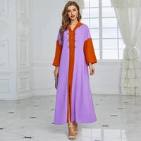 2022 casual hooded long maxi dress for women hat eid abaya kimono femme hijab veiling muslim clothing pakistan arabic djellaba