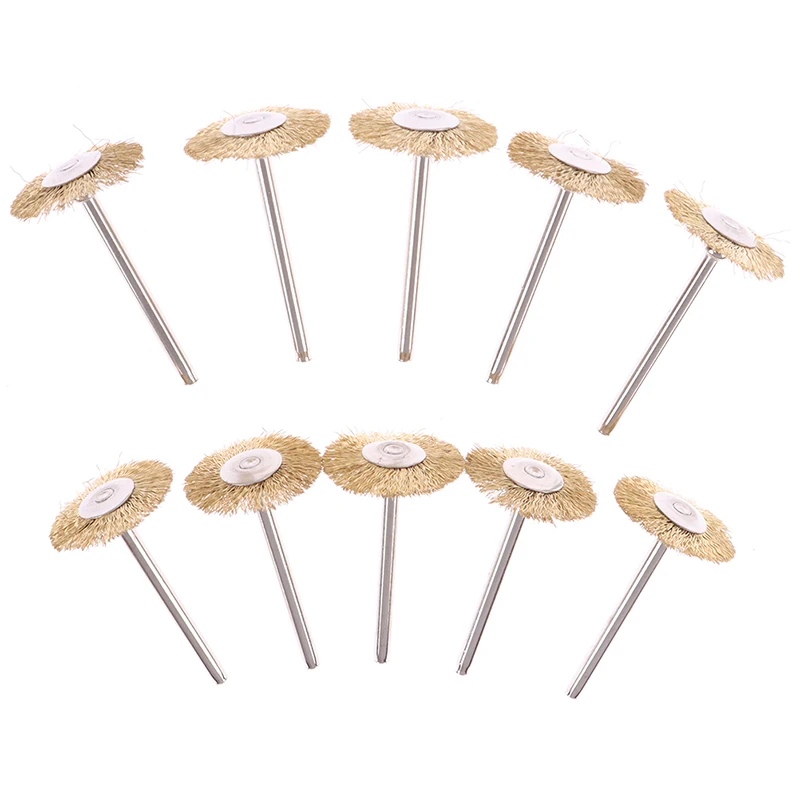 

10PCS 22mm Copper Wire Brushs Copper Wire Brass Wire Wheel Brushes Polishing Tool For Grinder Accessories Wire Wheel Brushes