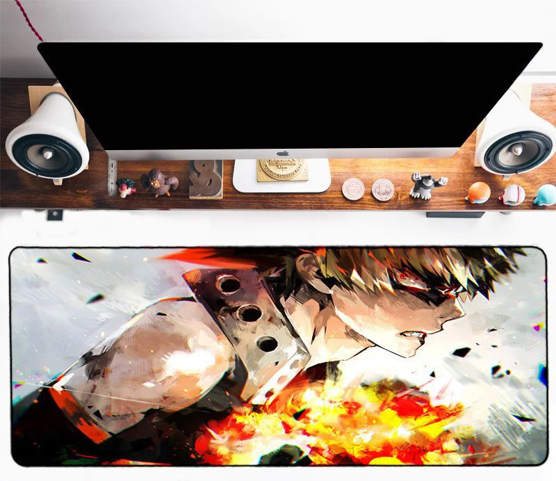 

hero academia mouse pad gaming accessories 400x700 xxl Mousepad Computer desktop keyboard pad rubber non-slip elastic mouse pad