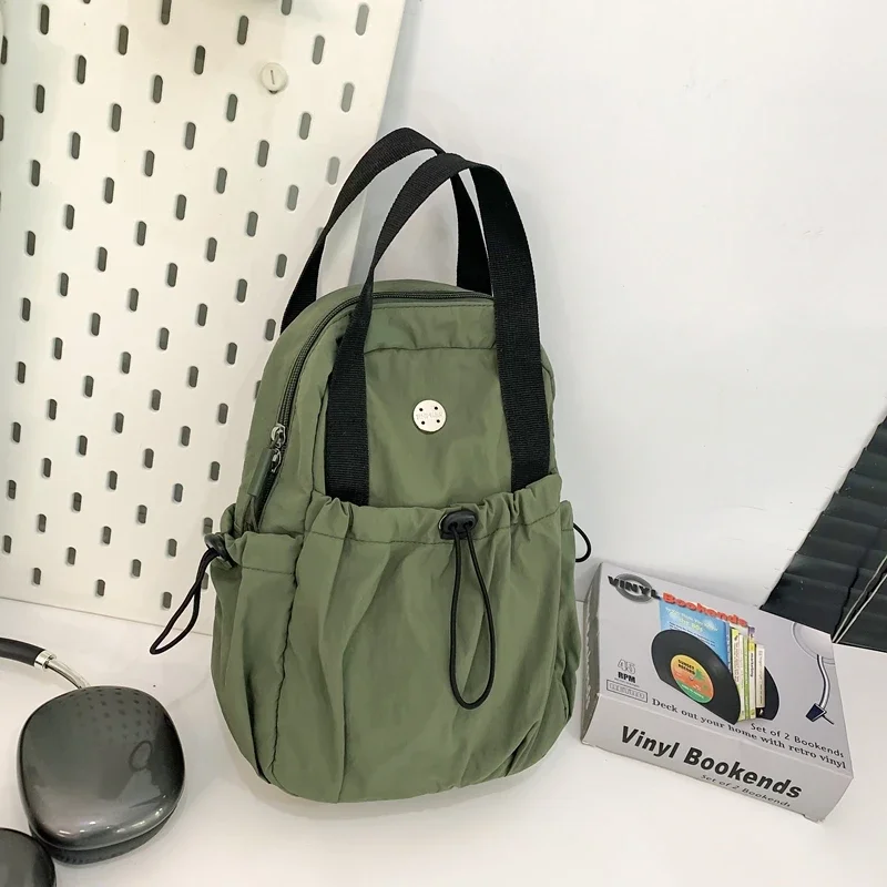 Однотонные нейлоновые милые дамские поясные сумки на молнии вместительные