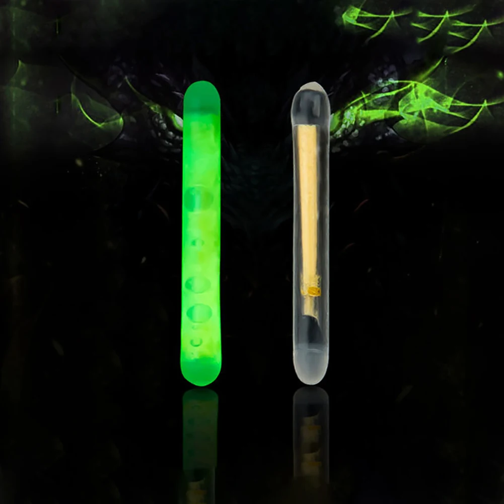

New 50PCS Hot Sell Night Useful Dark Glow Stick Fishing Float Fluorescent Light Lightstick Dropshipping