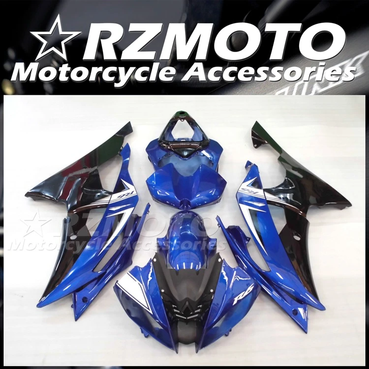 

4Gifts New ABS Fairings Kit Fit For YAMAHA YZF- R6 2008 2009 2010 2011 2012 2013 2014 2015 2016 08 -16 Bodywork Set Black Blue