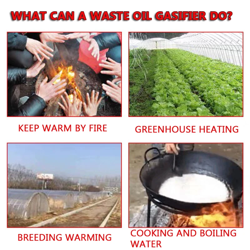 Новая печь для нагрева отработанного масла горелка фермы промышленная