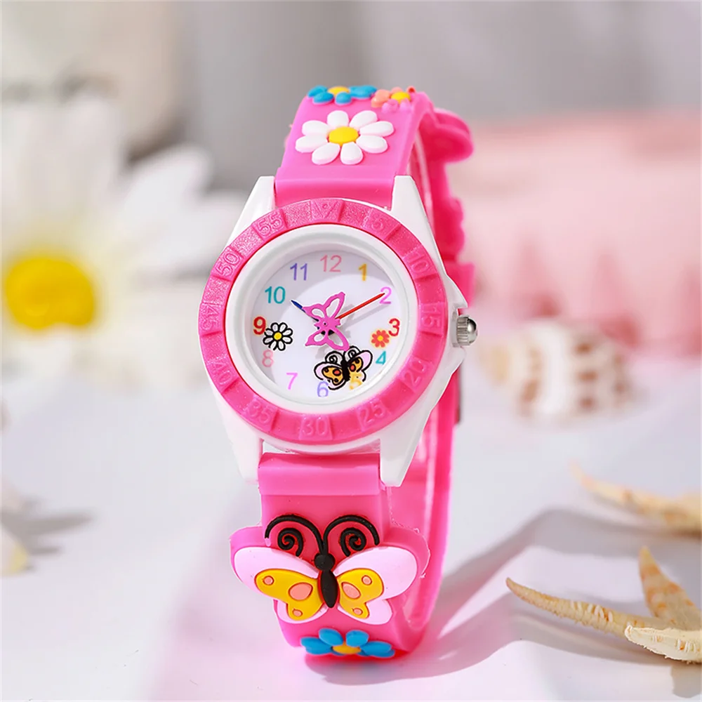 Модные 2024 дети с рисунками, животные, марионы, дизайн, Reloj с кварцем, повседневные силиконовые пурпурные дети, девушки, Reloj de pulser (art.: 3920c85bfc7d4) - 3920c85bfc7d4