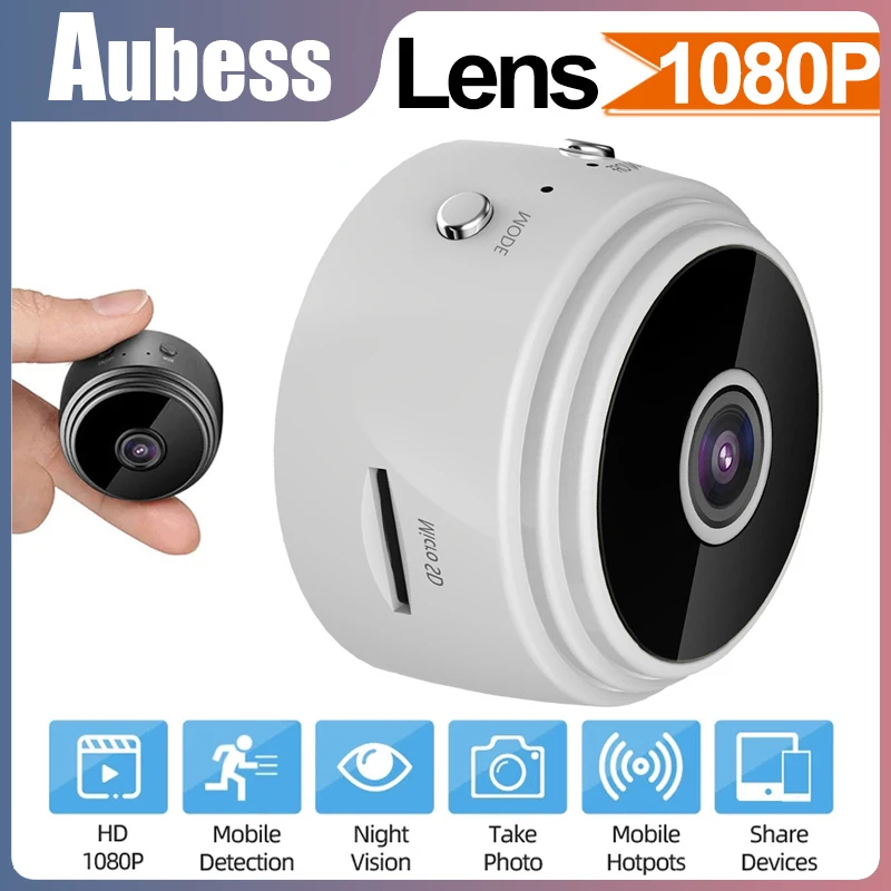 

New A9 Camera WiFi 1080P HD Voice Recorder Wireless Mini Camera Video Surveillance Network Camera Smart Home Video Surveillance