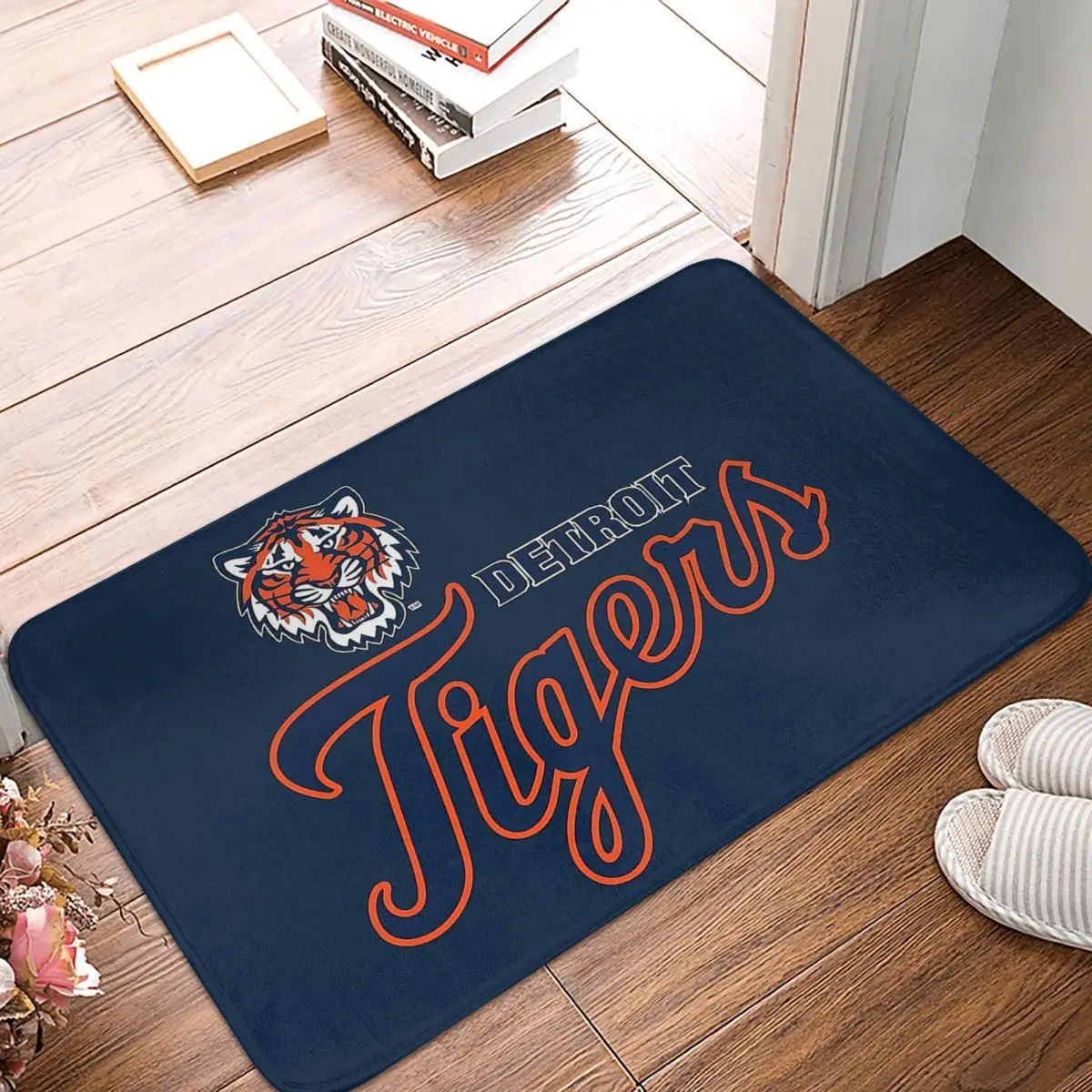 

Tigers-Detroit Non-slip Doormat Bath MatAmerican League Baseball Team Floor Carpet Welcome Rug Bedroom Decor