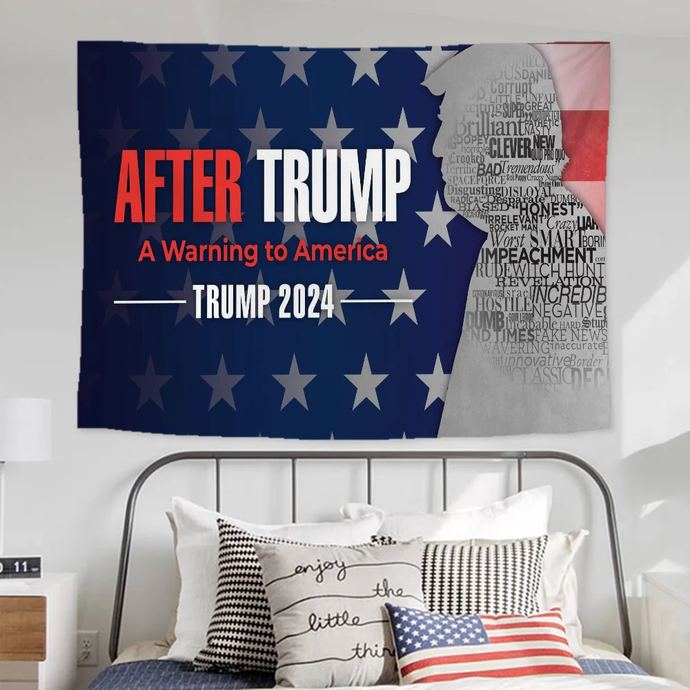 T-Trumps Американский Гобелен Настенный Декор Элегантная Психоделическая Фреска