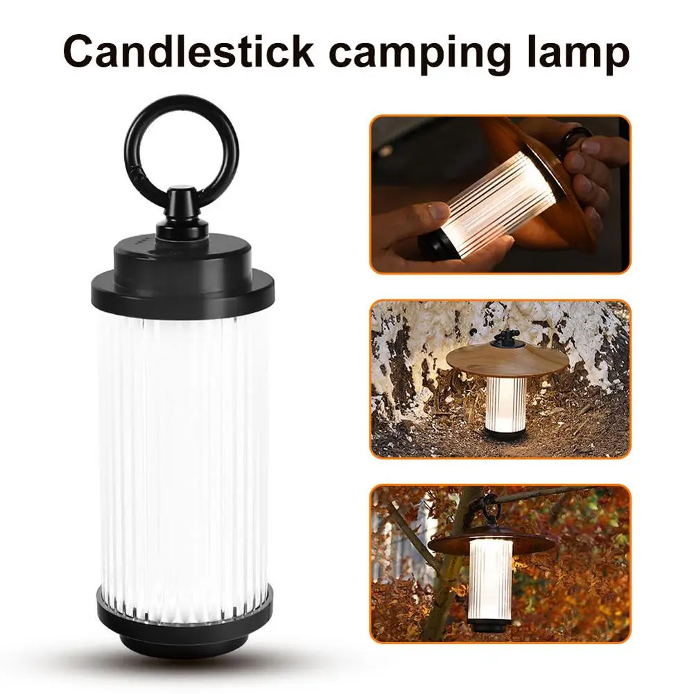 

Outdoor Portable LED Camping Lantern USB Type-C Rechargeable Multi-function Flashlight Emergency Light