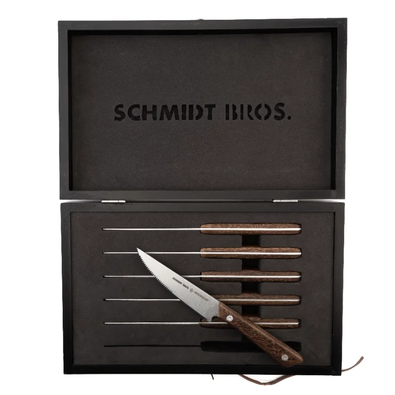 

Schmidt Brothers® Cutlery Stone Series 6-Piece Steak Knife Set knife kitchen knife kitchen kitchen knife set chef knife