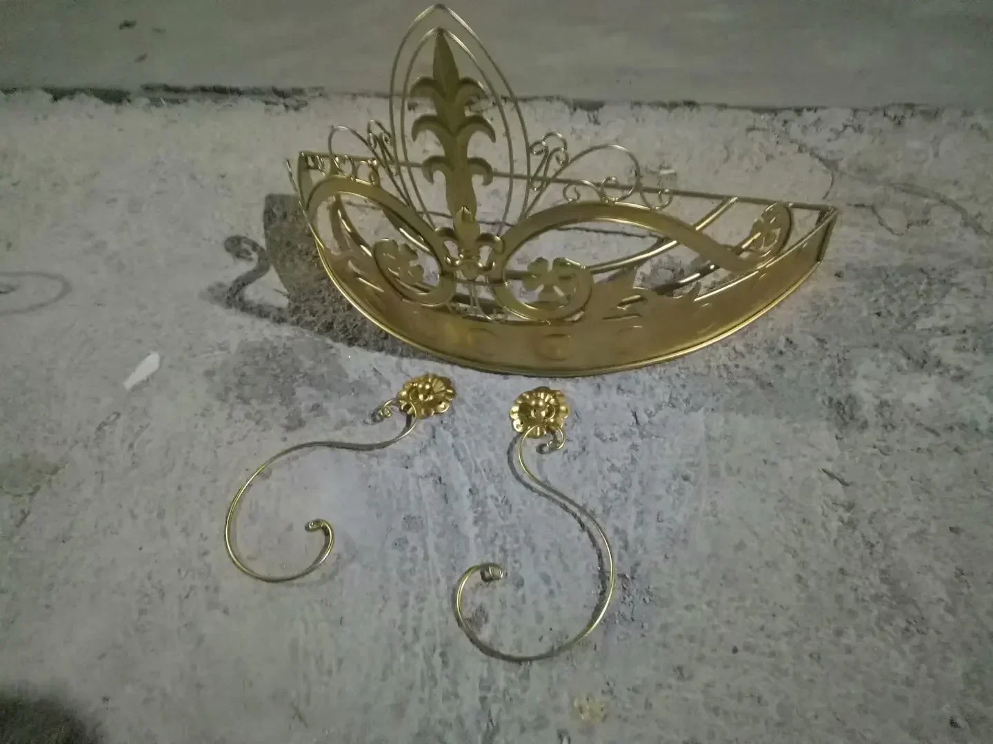 Новая классическая подставка для занавесок из кованого железа с москитной