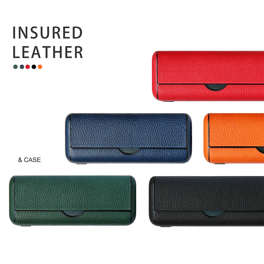 

Lychee Pattern Leather Case for IQOS Iluma Prime Protective Accessories Durable Soft Cover Bag Holder Pouch Gift For Men Women