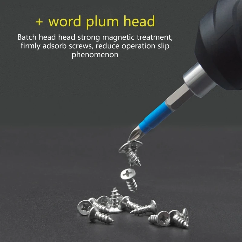 Набор из 12 электрических отверток PH1 PH2 PZ1 PZ2 PZ3 ударная сильная магнитная пакетная