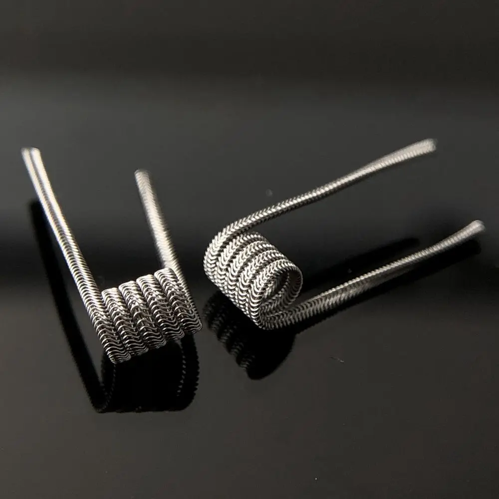 BSKR высококачественные готовые катушки 2 5 мм NI80/A1/SS316L MTL Alien Coil Clapton для
