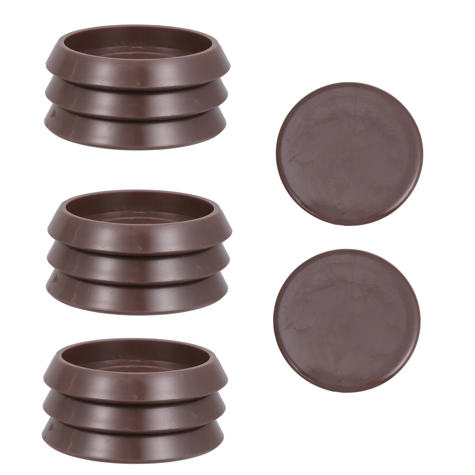 

Furniture Cups Caster Protectors Pads Wheel Floor Chair Leg Hardwood Stoppers Floors Coasters Bed Grippers Rubber Stopper Round