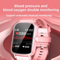 h5 smart watch with 24h temperature monitoring bracelet heart rate blood pressure sports health and beauty women watch