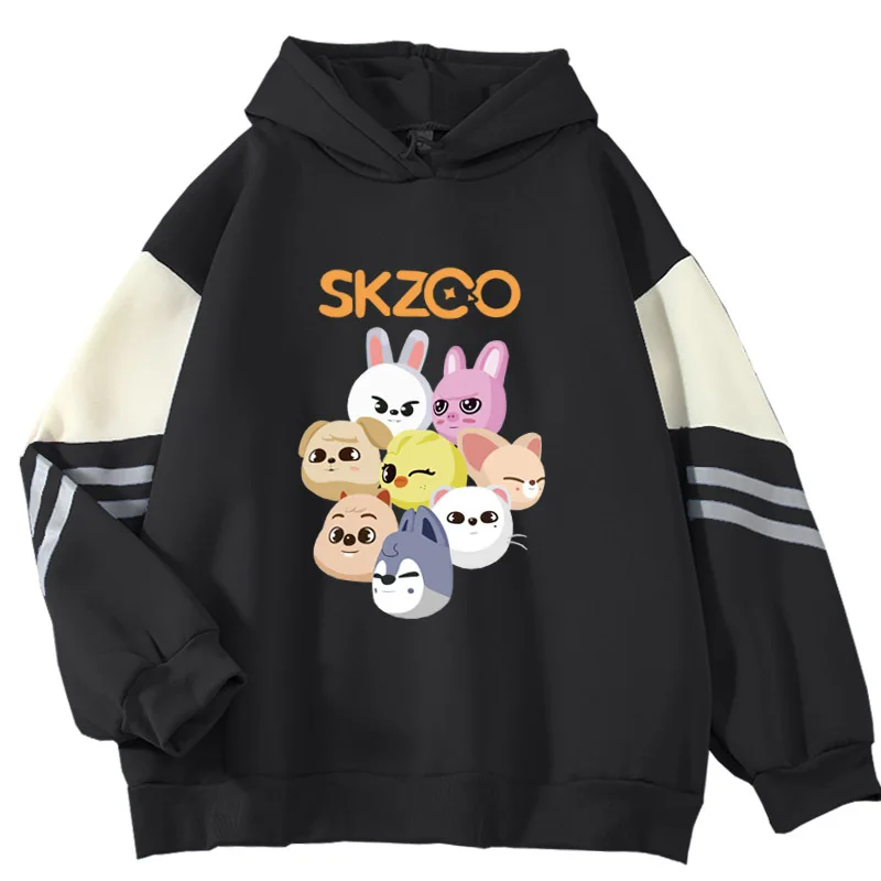 

NEW Stray kids Hoodies Sweatshirts Men/Women Kpop Group Fashion Kawaii Cartoon Pullovers Tops tvoe