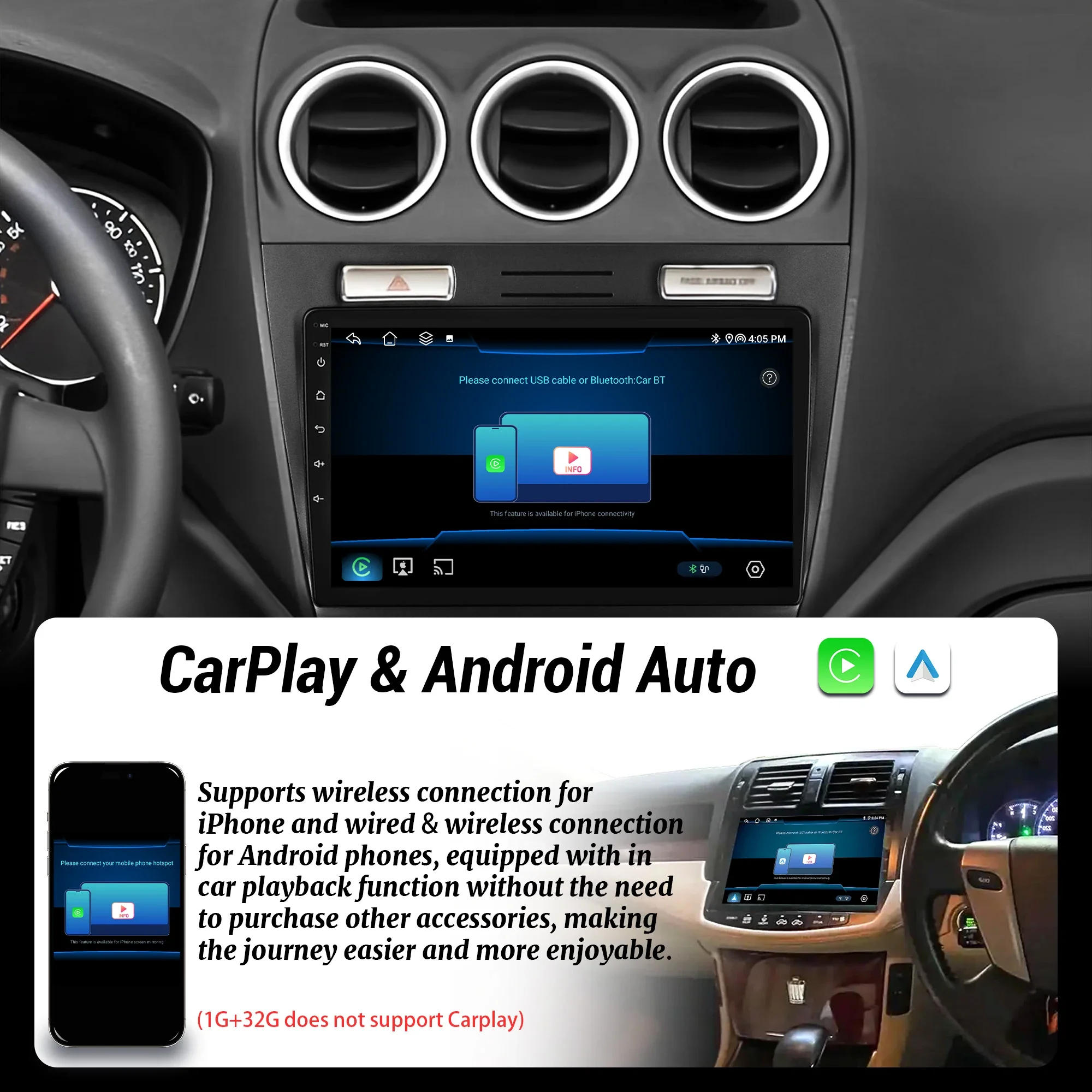 Фото Для Fiat Ducato Peugeot Boxer Citroen Jumper 2 2006-2022 Android 14 автомобильный радиоприемник мультимедийный беспроводной экран CarPlay BT стерео №1