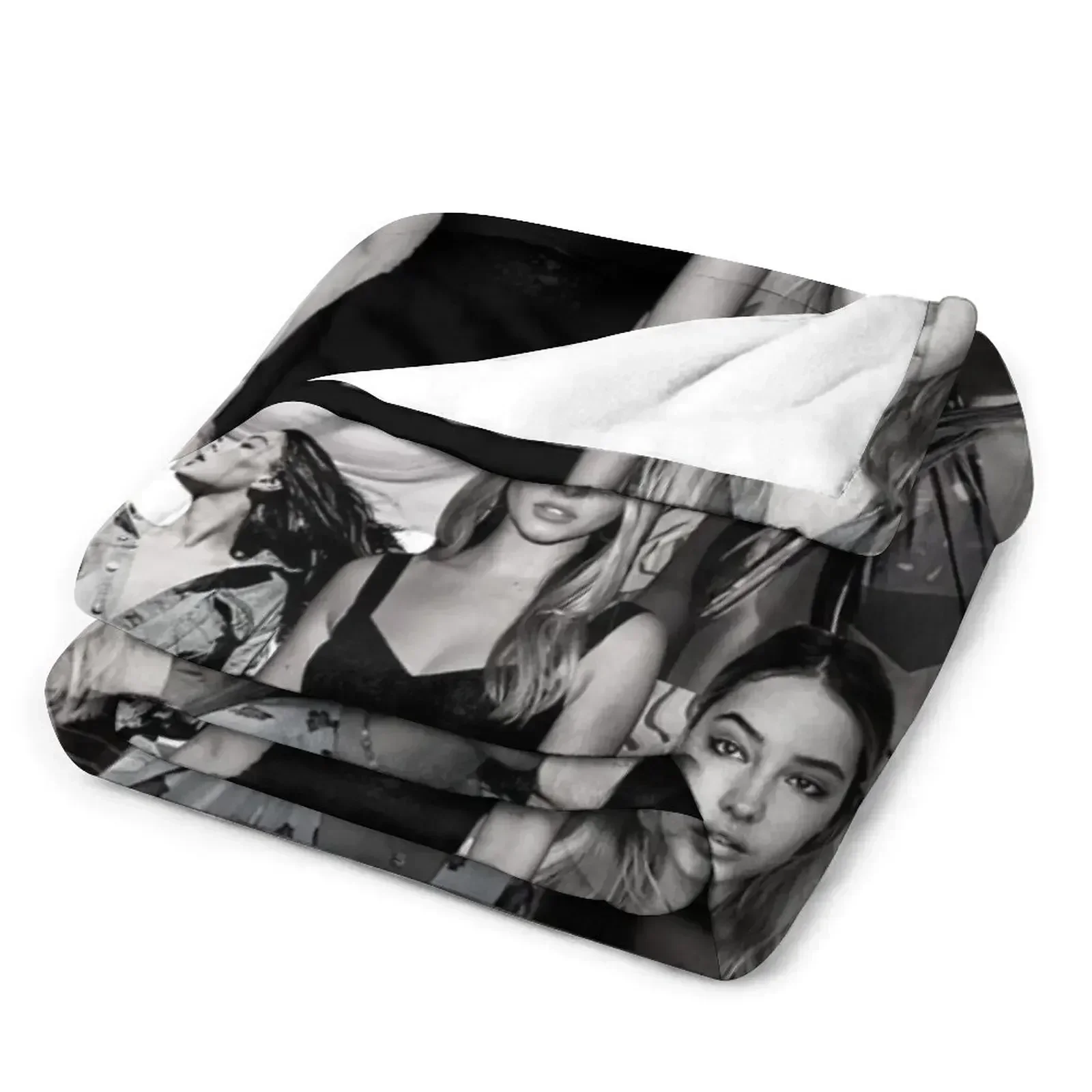 Madelyn Cline Super Fine черно-белый эстетический коллаж-2 одеяла для кровати декоративные