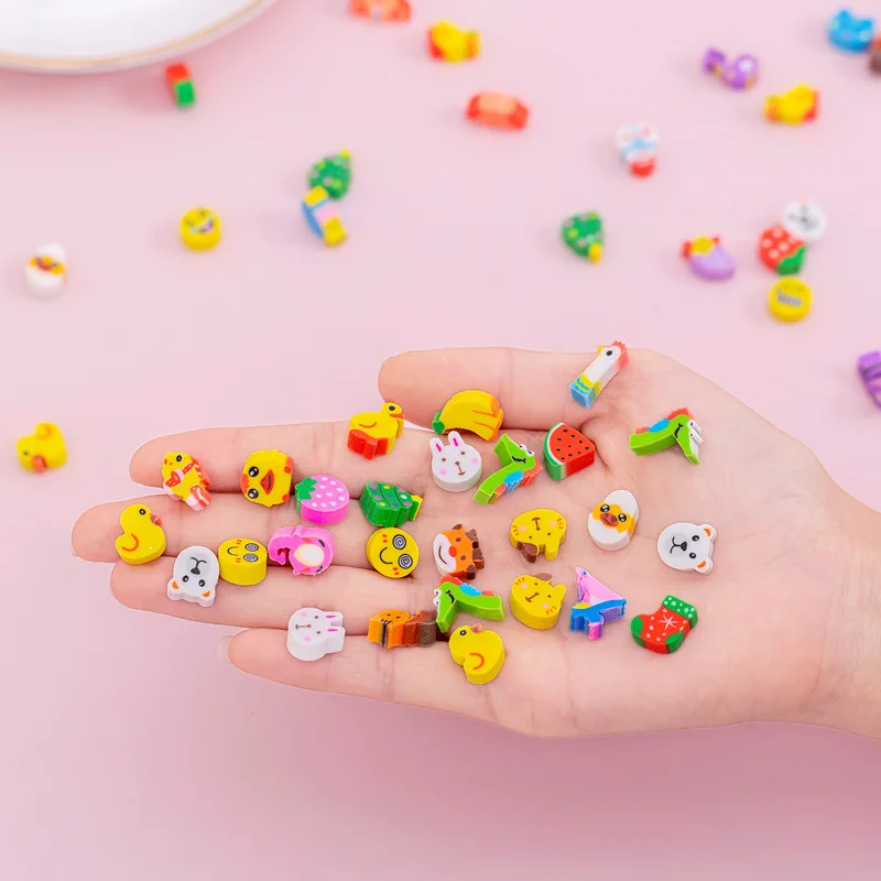 Карандаш-ластик цифровой для торта в виде фруктов и животных 20 шт. милые