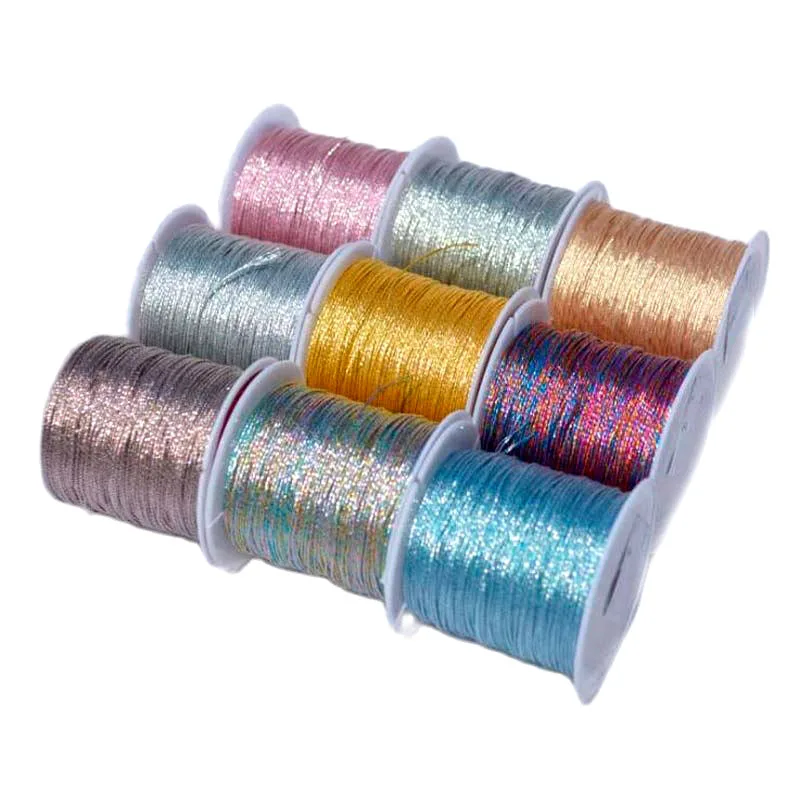 Gold thread Gold and silver strands Handmade DIY Bracelet Coil Winding line Symphony thread Metal thread Silk embroidery thread