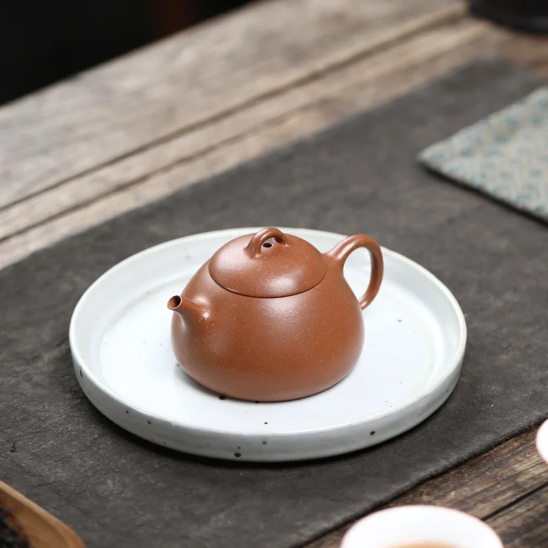 

Ручной чайник из пурпурной глины 120 мл