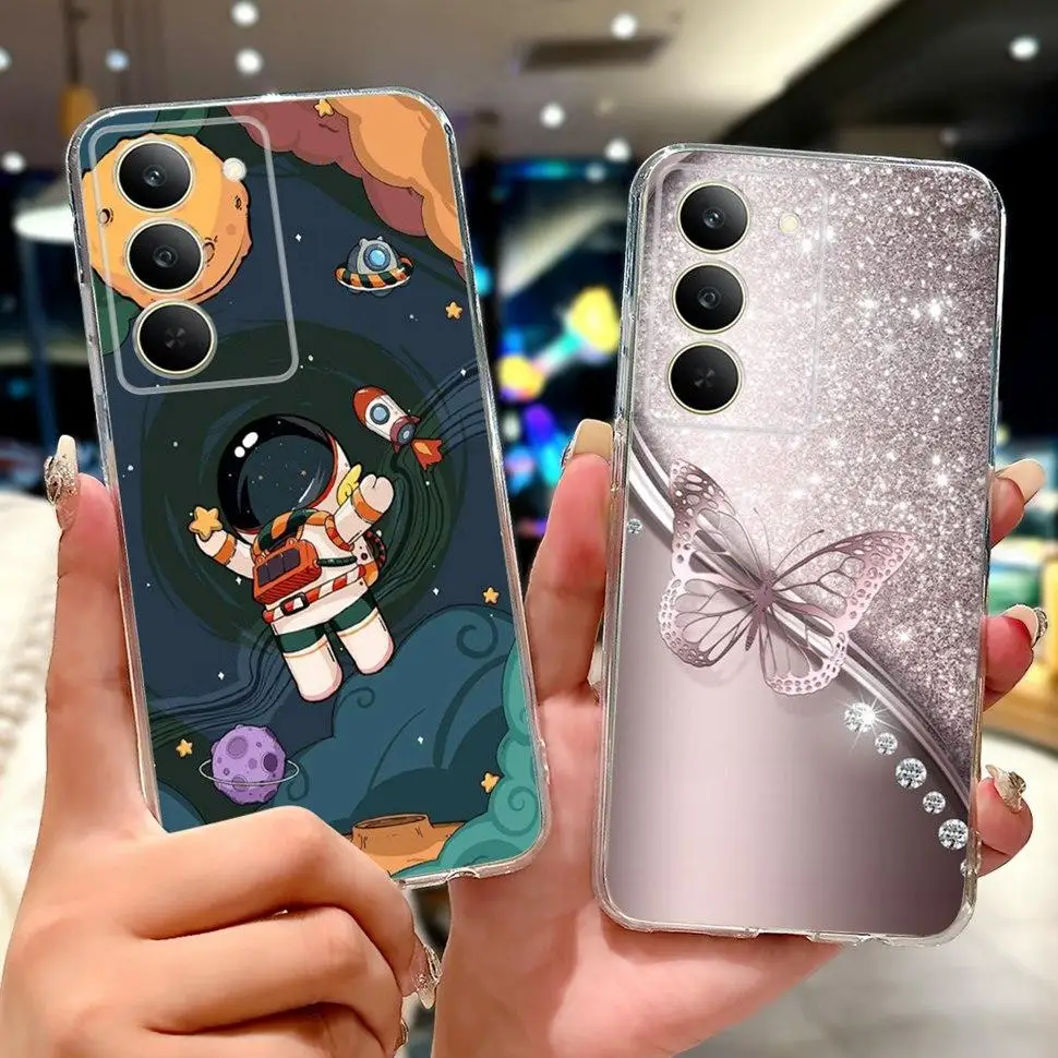 Для Realme 14x 5G чехол красочный художественный роспись мягкий силиконовый