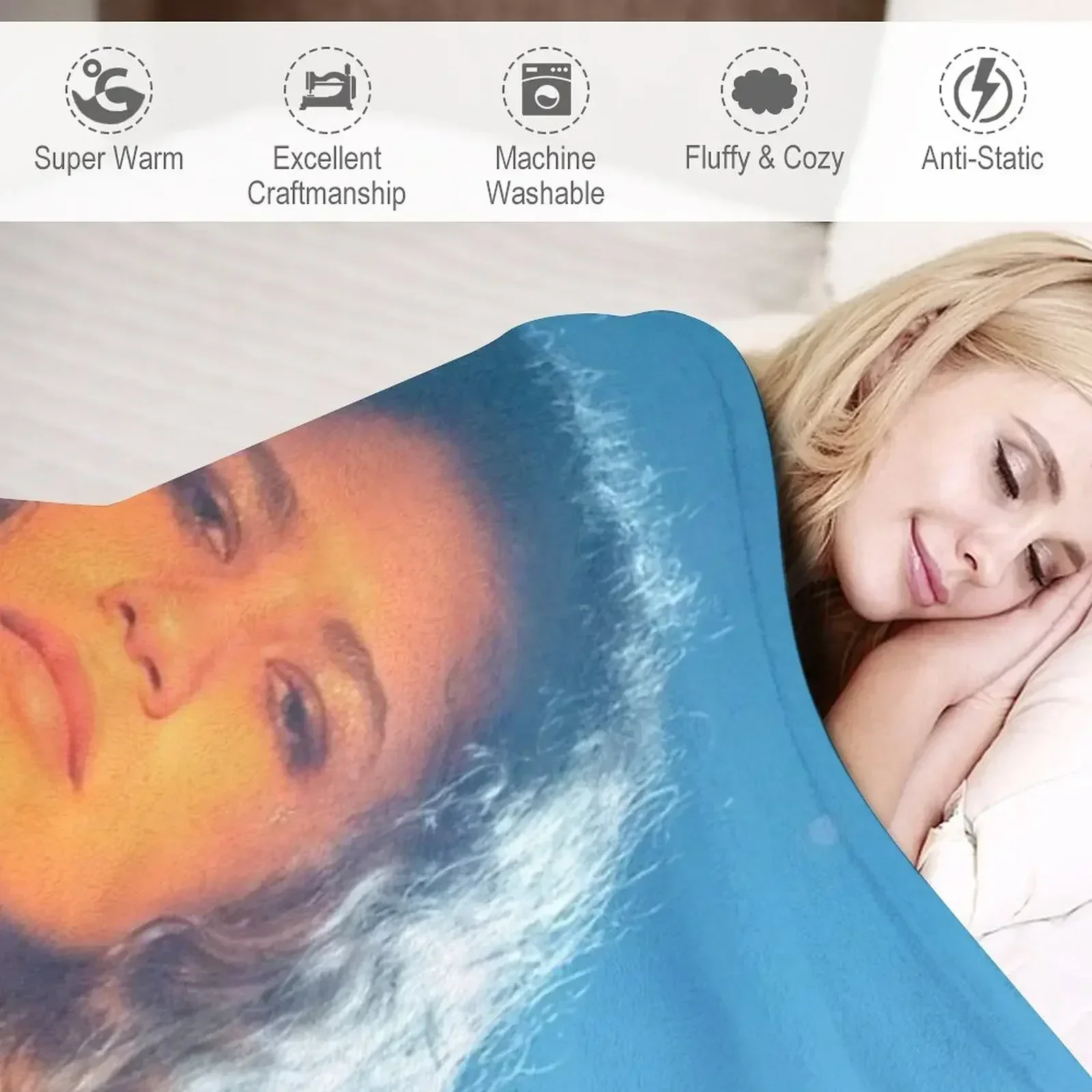 Rue Bennett Dazed Euphoria Scene пледы одеяла для кровати термоодеяло декоративные кроватей