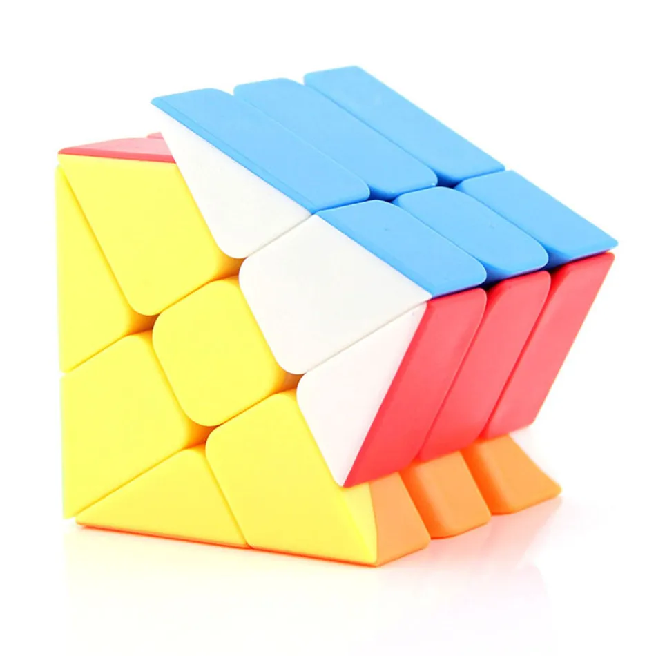 

MoYu Meilong Cubing Classroom Windmill Cube 3x3 Magic Cube Stickerless Puzzle Cubes Professional Speed Educational Fidget Toys