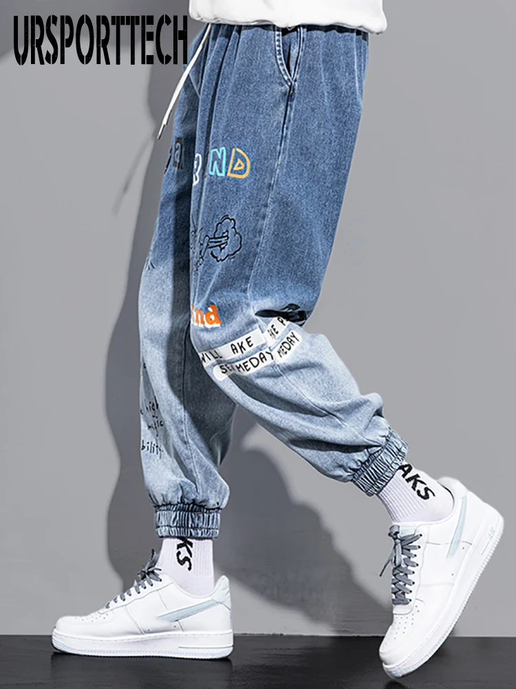 Брюки-карго мужские повседневные брюки Jogger хип-хоп Techwear уличная одежда джинсы с