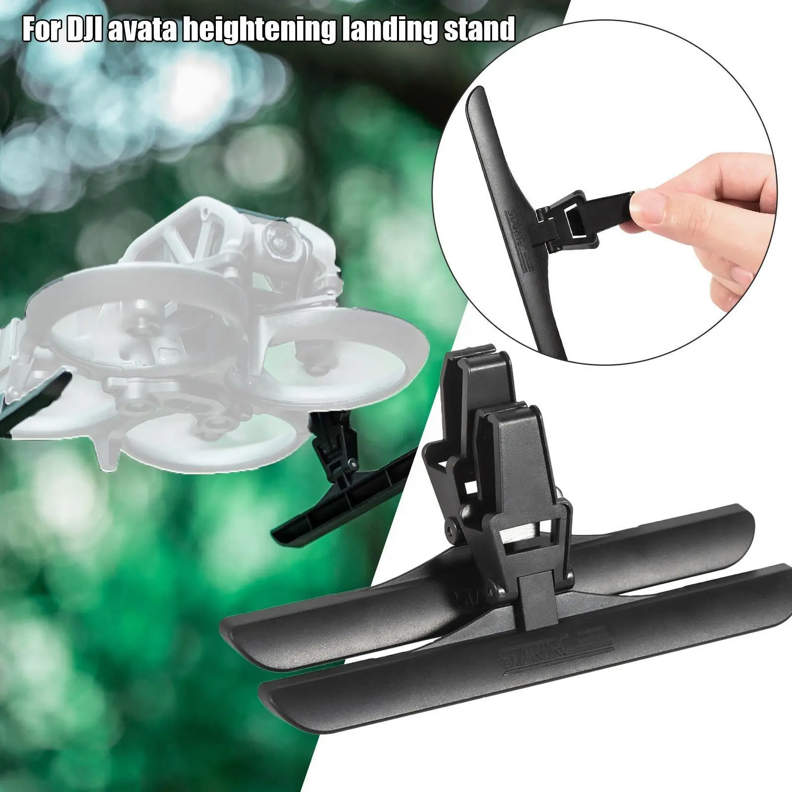 Купи Extended Landing Gear Training Quick Release Heightening Landing Stand For Avata Anti-drop Buffer Rack Drone Accessorie Z1f0 за 251 рублей в магазине AliExpress